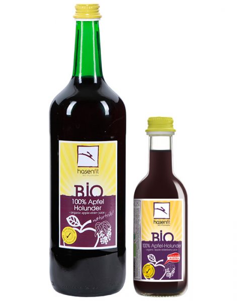 BIO 100% Apfel-Holunder Saft